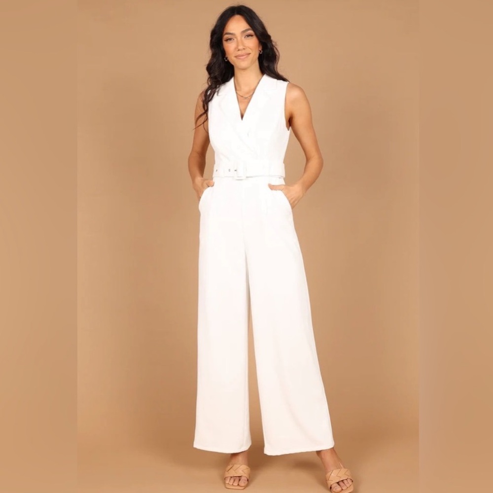 Petal & Pup White Jumpsuit